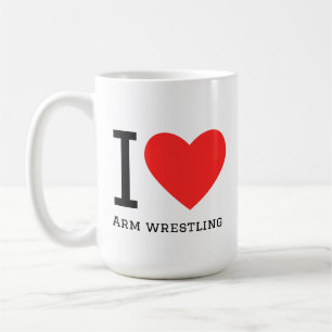 Mug J'adore le bras de fer