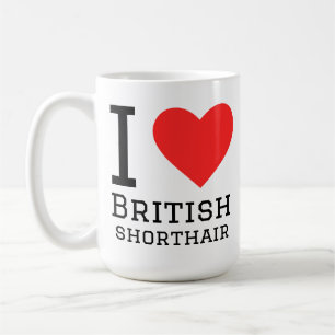 Mug J'adore le british shorthair