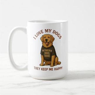 Mug J'adore le cadeau de maman de chien