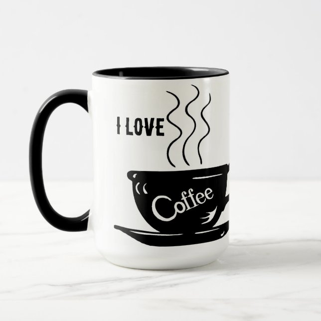 Mug J'adore le café (Gauche)