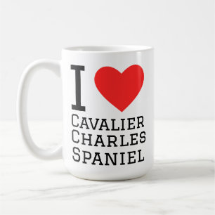 Mug J'adore le cavalier Charles spaniel