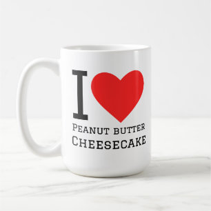 Mug J'adore le cheesecake au beurre de cacahuète