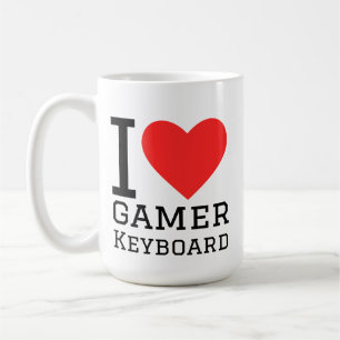 Mug J'adore le clavier de gamer