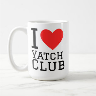 Mug J'adore le club de yacht