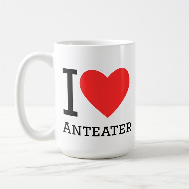 Mug J'adore le fourmilier (Gauche)