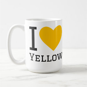 Mug J'adore le jaune
