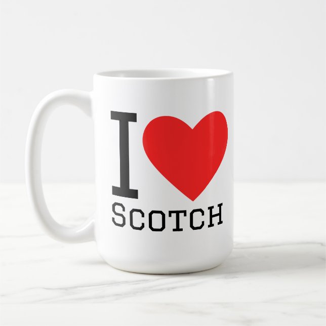 Mug J'adore le scotch  (Gauche)
