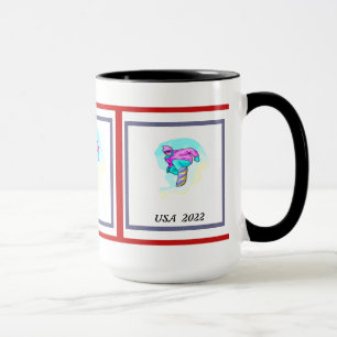 Mug J'adore le snowboard -