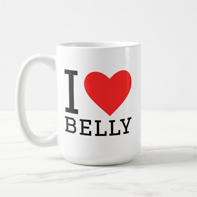 Mug J'adore le ventre (Gauche)