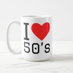 Mug J'adore les années 50