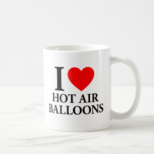 Mug J'adore les ballons à air chaud (Droite)