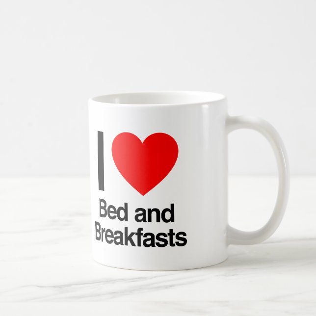 Mug j'adore les bed and breakfasts (Droite)