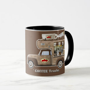 Mug J'adore les camions (camions à CAFE)