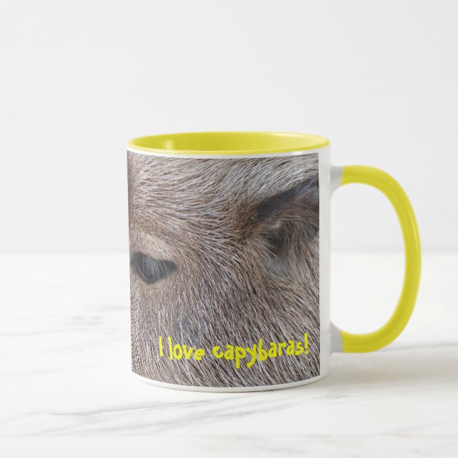 Mug J'adore les capybaras (Droite)