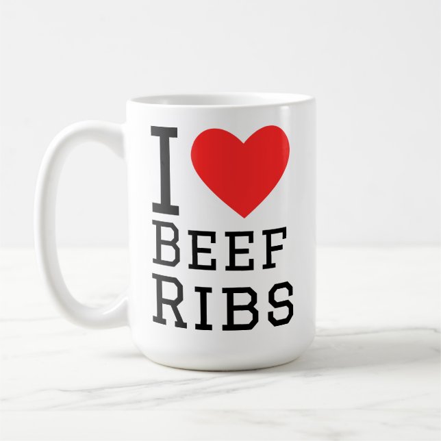 Mug J'adore les côtes de boeuf  (Gauche)