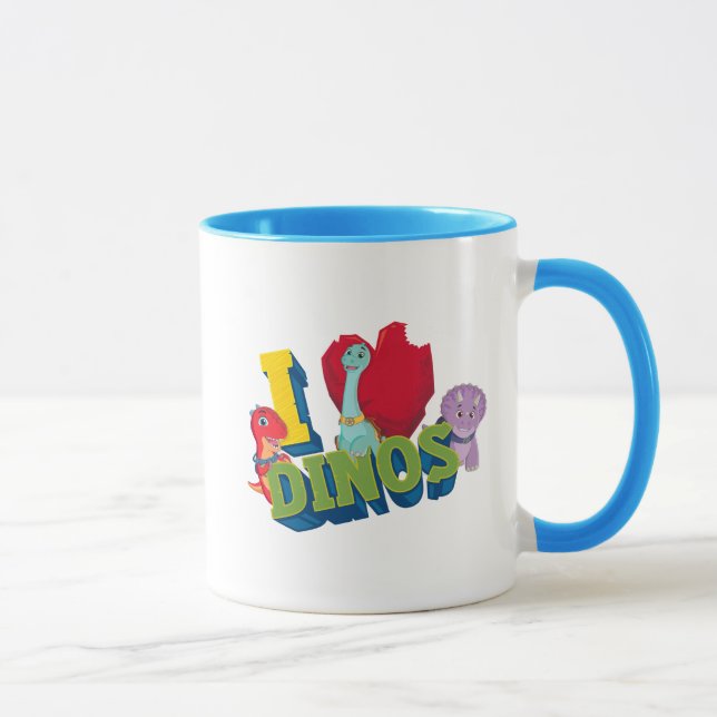 Mug J'adore les dinos | Dino Ranch (Droite)