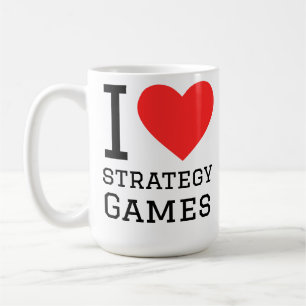 Mug J'adore les jeux de stratégie