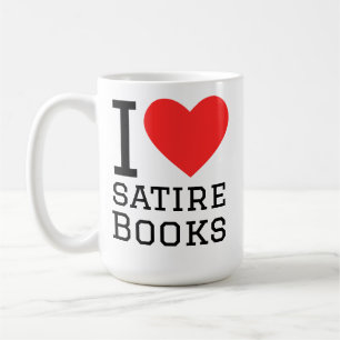 Mug J'adore les livres de satire