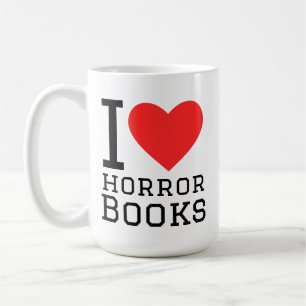 Mug J'adore les livres d'horreur