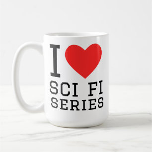 Mug J'adore les séries de science-fiction