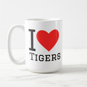 Mug J'adore les tigres