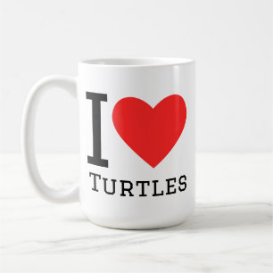 Mug J'adore les tortues