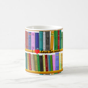 Mug J'adore lire Livres Thunder_Cove