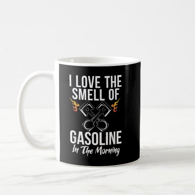 Mug J'adore l'odeur de l'essence dans la réparation ma (Gauche)