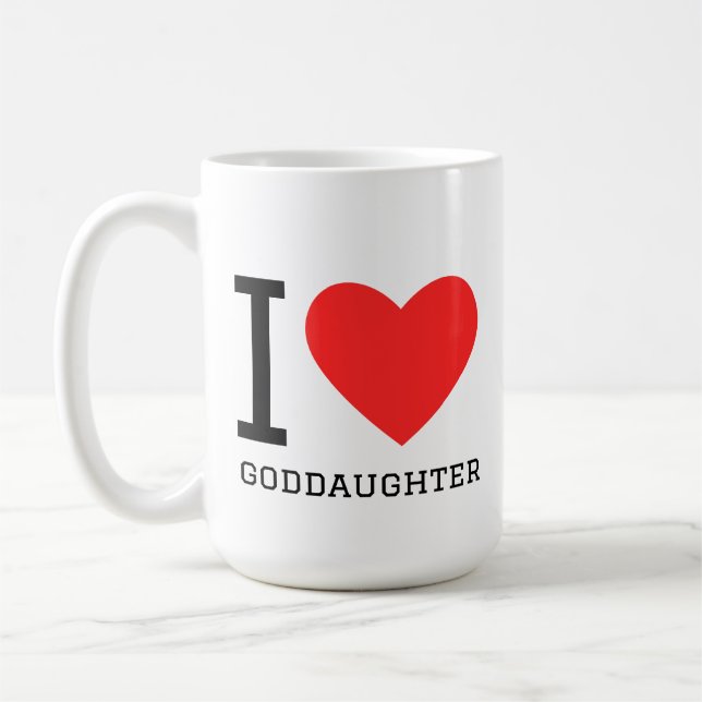 Mug J'adore ma filleule  (Gauche)