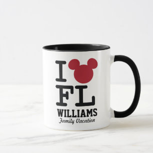 Mug J'adore Mickey Vacances en famille en Floride