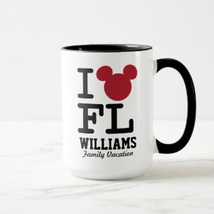 Mug J'adore Mickey Vacances en famille en Floride