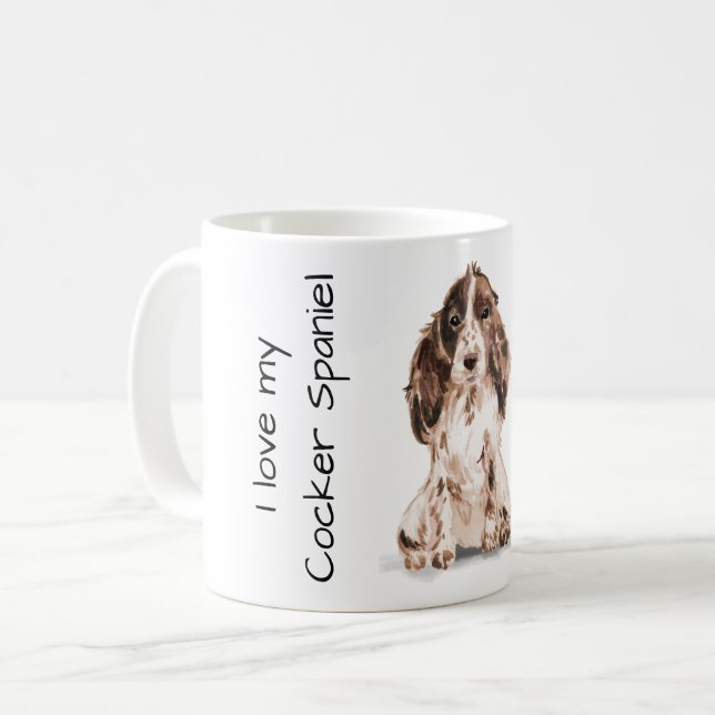 Mug J'adore mon Cocker Spaniel (Devant gauche)