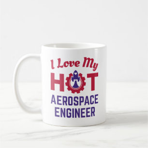 Mug J'adore mon ingénieur aérospatial