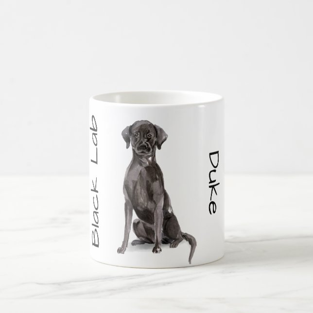 Mug J'adore mon Labrador noir (Centre)