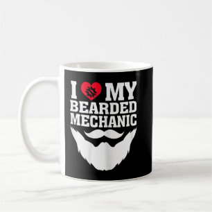Mug J'adore mon mécanicien barbu