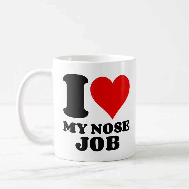 MUG J'ADORE MON TRAVAIL DE NEZ (Gauche)