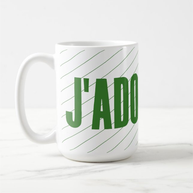 Mug J'adore Noël ! (Gauche)