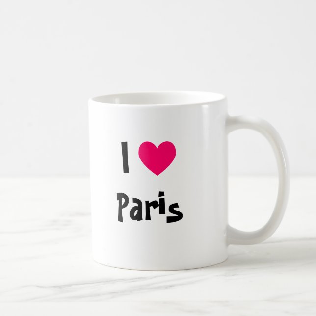 Mug J'adore Paris (Droite)