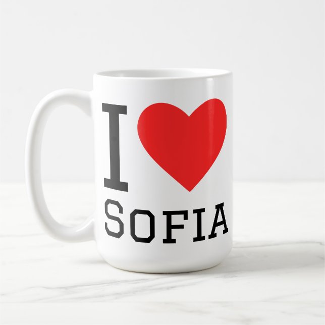 Mug J'adore Sofia  (Gauche)