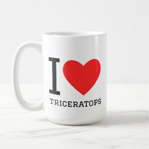 Mug J'adore triceratops