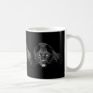 Mug Jaguar noir et blanc - chats sauvages