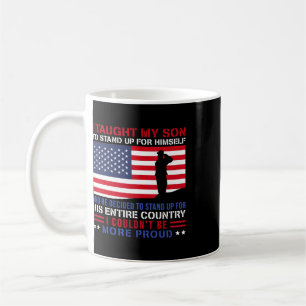 Mug J'ai appris à mon fils à se tenir debout fière mèr