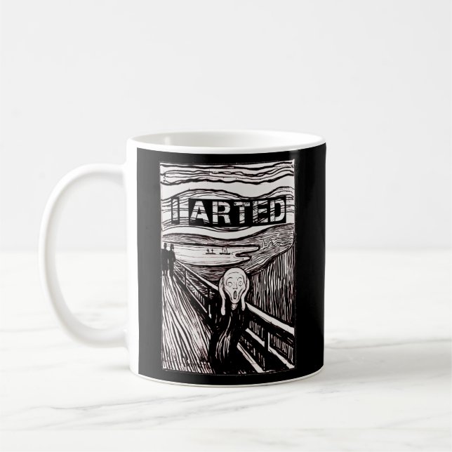 Mug J'Ai Armé Des Enseignants Peintre Le Cri (Gauche)