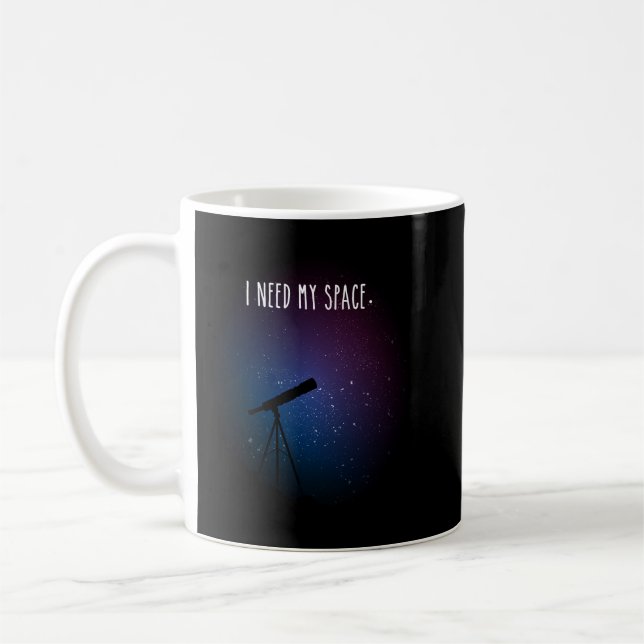 Mug J'ai besoin de mon espace Galaxy Print Nasa (Gauche)