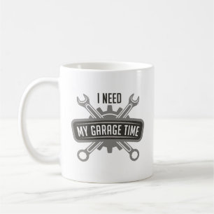 Mug J'Ai Besoin De Mon Temps De Garage