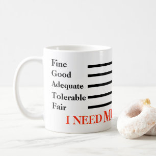 Mug J'AI BESOIN DE PLUS DE Café