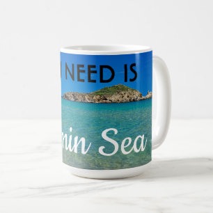 Mug J'ai besoin de Vitamin Sea eau turquoise plage ita