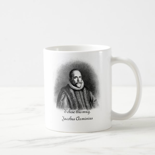Mug J'ai choisi cette tasse. Jacobus Arminius (Droite)