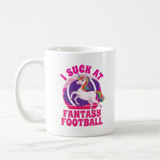 Mug J'Ai Chuté À L'Imaginaire Football Unicorn Loser