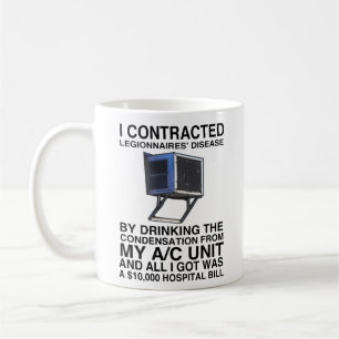 MUG J'AI CONTRACTÉ LA MALADIE DES LÉGIONNAIRES EN BOIS